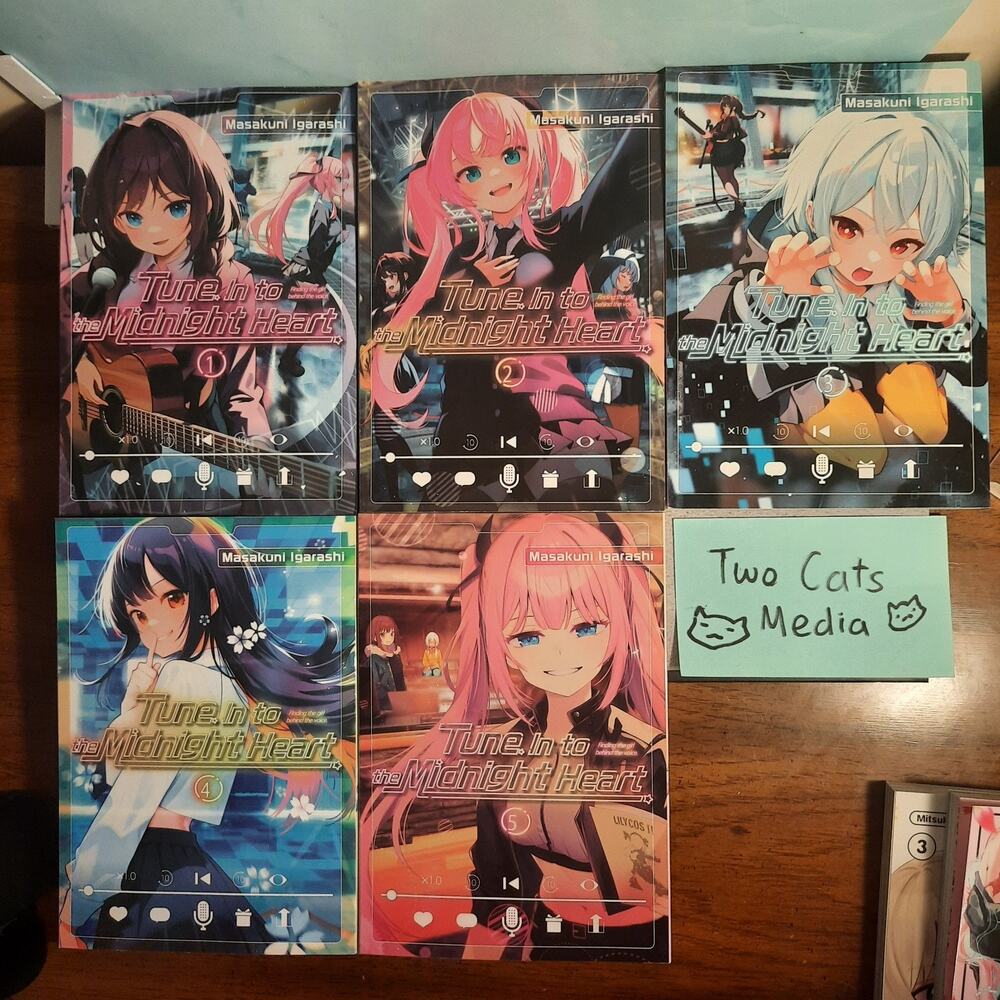 📚 Tune in to the Midnight Heart Vol. 1-5 Official English Manga Bundle
